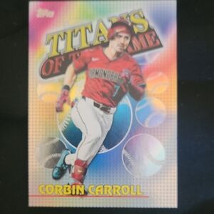 Topps Titans of the Game Card - Red, White, and Blue Cirbin Carroll